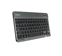 SUBBLIM Smart Bluetooth Keyboard for Tablet or iPad GrayBlack Design Ultra Slim High Precision Keys Rechargeable Li-Ion Battery Energy Saving
