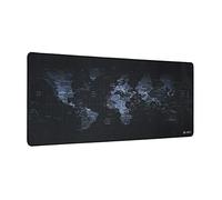 SUBBLIM World XL Mousepad Black Mouse Mat 90 x 40 cm World Map Design