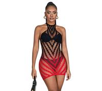 Subblime 952242 - Gradient Mesh Dress (Red) - XS-M