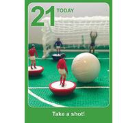 Subbuteo 21st Birthday Card