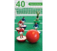 Subbuteo 40th Birthday Card