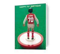 Subbuteo Age 70 Birthday Card