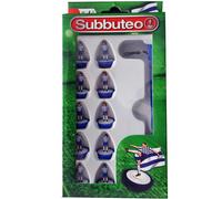 Subbuteo Blue and White Striped Player Set - Brand New & Sealed