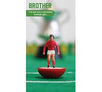 Subbuteo Brother Birthday Card, Birthday Card for Brother, Multi, SU009