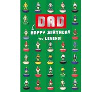 SUBBUTEO DAD BIRTHDAY CARD FOOTBALL BIRTHDAY CARD FOR DAD