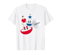 Subbuteo Red Vs Blue On The Ball Football Game T-Shirt