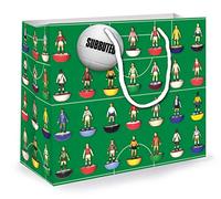 Subbuteo Small Gift Bag - Official Football Small Landscape Gift Bag with Tag - Perfect for Birthdays, Father’s Day & Sports Fans