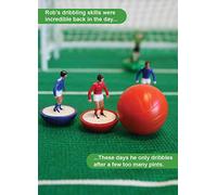 SUBBUTEO SU002 Football Birthday Card Multi Colour 172mm x 124mm