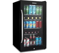 Subcold ACE100 Under Counter Beer Fridge 95L with Glass Door | Auto Defrost Lockable Drinks and Wine Fridge with LED, Fan Cooling & Touch Control | Beverage Cooler for Home Bar, Office, Kitchen
