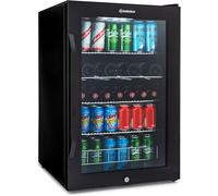 Subcold Ace130 LED Touch Control Beer Fridge With Glass Door | Premium Drinks & Wine Fridge | Black Alu Handle, Auto Defrost with Fan | 140 Cans | Ideal for Home Bar Undercounter