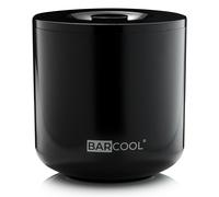 Barcool Ice Bucket with Lid and Ice Tongs | 4 Litre | Round & Double Walled Insulation | Perfect for Home Bars, Pubs, Restaurants, BBQs and Picnics (Black)
