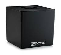 Barcool Ice Bucket with Lid and Ice Tongs | 4 Litre | Square & Double Walled Insulation | Perfect for Home Bars, Pubs, Restaurants, BBQs and Picnics (Black)