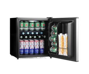 Subcold Cave50 LED Stainless Steel Door Drinks Fridge for Wine & Beer | Mini Chiller with Can Dispenser | 44 Cans