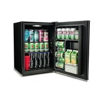 Subcold Cave60 LED Solid Door Beer Fridge for Wine & Drinks | Mini Chiller with Can Dispenser | 54 Cans (Black)