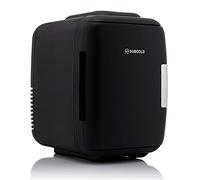 Subcold Classic4 Mini Fridge - Cooler & Warmer | 4 Litre/6 Cans | AC+USB | Portable Small Fridge for Skincare, Bedroom, Dorm, Car, Travel (Black)