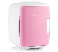 Subcold Classic4 Mini Fridge, Cooler & Warmer, 4 Litre, 6 Cans, White/Pink