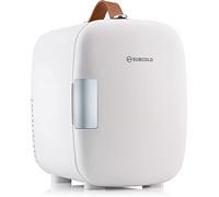 Subcold Pro4 Mini Fridge 4L, Quiet Small Fridge for Bedroom, AC & USB | Quiet & Energy-Efficient Thermoelectric Unit | Ideal for Office, Bedroom, Car, Travel, Skincare & Cosmetics