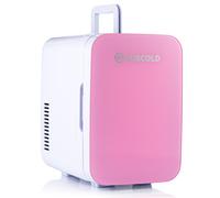 Subcold Ultra 6 Mini Fridge Cooler & Warmer - Pink | 6L capacity | Compact, Portable and Quiet | AC+USB Power Compatibility