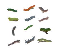 Subcultural Caterpillars Theme Hair Clip Accessory for Adult Various Hairstyle Halloween Haunted Room Decoration 12x Caterpillars Clip