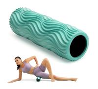 SUBCULTURE Pick Foam Roller - Medium Density Deep Tissue Massager for Muscle Massage and Myofascial Wave Textured Release, Back Roller for Pain Relief & Stretching