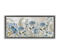 'Subdued Meadow Foliage'| Floating Frame Canvas Art