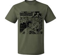 Subhumans Official T-Shirt The Day The Country Died Green Anarcho Punk Rock Green S