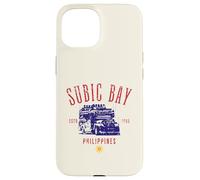 Subic Bay Philippines Estd 1885 Distressed Style Design Case for iPhone 15