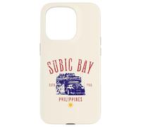 Subic Bay Philippines Estd 1885 Distressed Style Design Case for iPhone 15 Pro