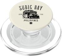 Subic Bay Philippines Estd 1885 Distressed Style Design PopSockets PopGrip for MagSafe