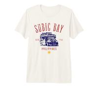 Subic Bay Philippines Estd 1885 Distressed Style Design Premium T-Shirt