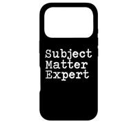 Subject Matter Expert Case for iPhone 17 Pro