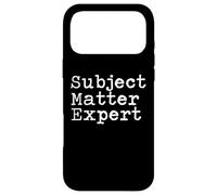 Subject Matter Expert Case for iPhone 17 Pro Max