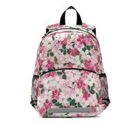 Subject Small Delicate Five Petal Flowers Pattern Kids Backpack for Toddlers, Kid's Backpack for Boys Girls, Kindergarten Preschool Nursery Travel Bag