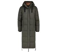 Sublevel EXTRA LONG PUFFER COAT WITH SIDE ZIPPERS Winter Coat green M