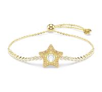 Sublima bracelet, Round cut, Star, Multicoloured, 18K gold finish