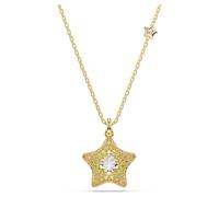 Sublima pendant, Round cut, Star, Multicoloured, 18K gold finish