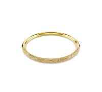 Sublima Yellow Gold Coloured Pavé Cubic Zirconia Bangle - Size Medium