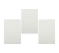 Sublimation Aluminum Alloy Blank Sheets for Photo Signs 3 Pack White