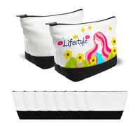 Sublimation Blanks Cosmetic Bags-0001…, White