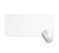 Sublimation Blanks Gaming Mouse Pad,31.5x11.8 Inch Heat Press White Mouse Pads for Home School Company Printing Picture Logo Crafts (White)