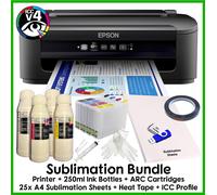Sublimation Bundle: Epson WF-2110 Printer (Various Bundle Options)