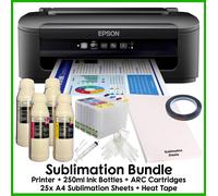 Sublimation Bundle: Epson WF-2110 Printer (Various Bundle Options)