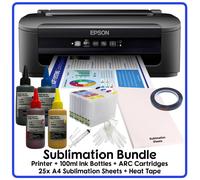 Sublimation Bundle: Epson WF-2110 Printer (Various Bundle Options)