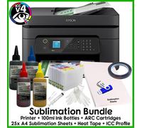 Sublimation Bundle: Epson WF-2930 All-in-One (Various Bundle Options)