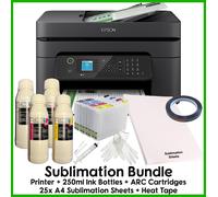 Sublimation Bundle: Epson WF-2930 All-in-One (Various Bundle Options)