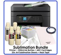 Sublimation Bundle: Epson WF-2930 All-in-One (Various Bundle Options)