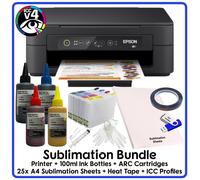 Sublimation Bundle: Epson XP-2200 All-in-1 (Various Bundle Options)