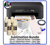 Sublimation Bundle: Epson XP-2200 All-in-1 (Various Bundle Options)