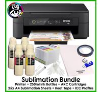 Sublimation Bundle: Epson XP-2200 All-in-1 (Various Bundle Options)