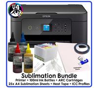 Sublimation Bundle: Epson XP-3200 All-in-1 (Various Bundle Options)